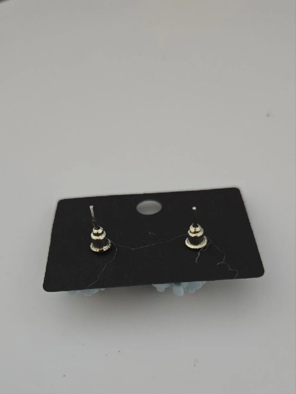 Blue Bunny Character Stud Earrings for Kids